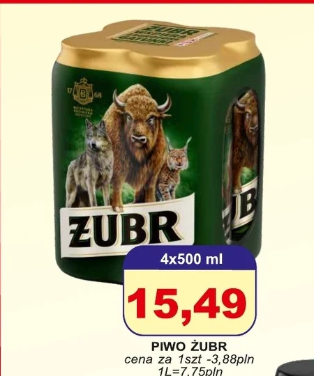 Пиво Żubr