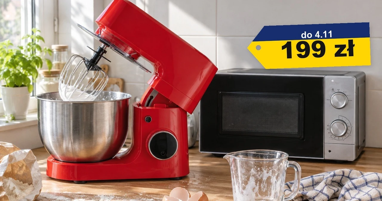 Mikrofalówka za 199 zł i robot kuchenny za 139 zł z kartą w Kauflandzie do 4.11
