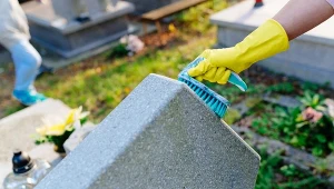 Czym usunąć zielone naloty z nagrobka? Pamiętaj o jednej ważnej zasadzie