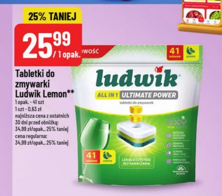 Таблетки для посудомийних машин Ludwik