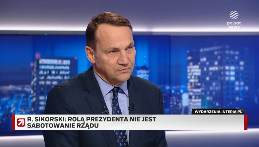 Spór o nowego ambasadora w Waszyngtonie. Sikorski w ''Gościu Wydarzeń'': Prezydent próbuje wymusić moje decyzje