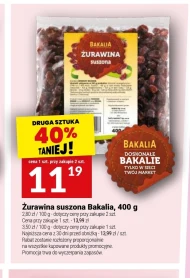 Żurawina suszona Bakalia