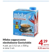 Mleko zagęszczone Gostyńskie