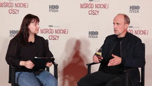 Łukasz Simlat o procesie wcielania się w Lecha Wojdę w serialu "Wśród nocnej ciszy"