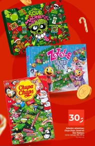 Kalendarz adwentowy Chupa Chups
