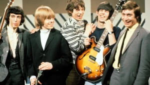 Bill Wyman, Brian Jones, Mick Jagger, Keith Richards i Charlie Watts z The Rolling Stones w 1965 r.