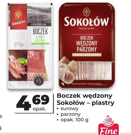 Копчений бекон Sokołów