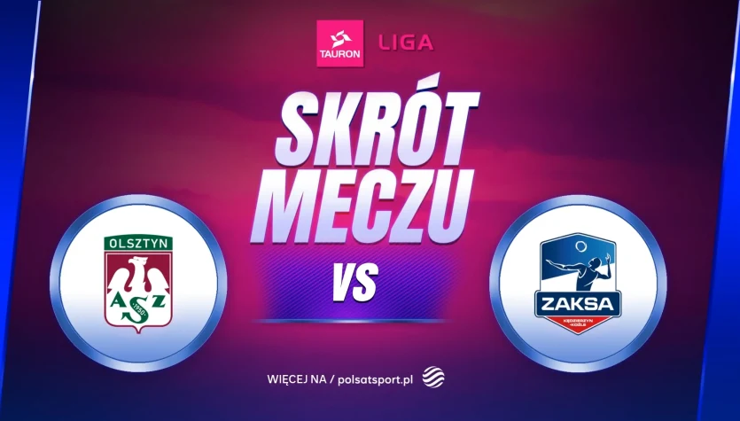 Energa Indykpol AZS Olsztyn - ZAKSA Kędzierzyn-Koźle. Skrót meczu. WIDEO