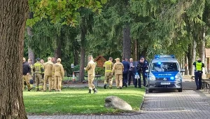 Działania służb po ataku nożownika w opactwie w Jarosławiu