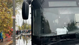 Mieszkańcy Oleszek podczas ewakuacji