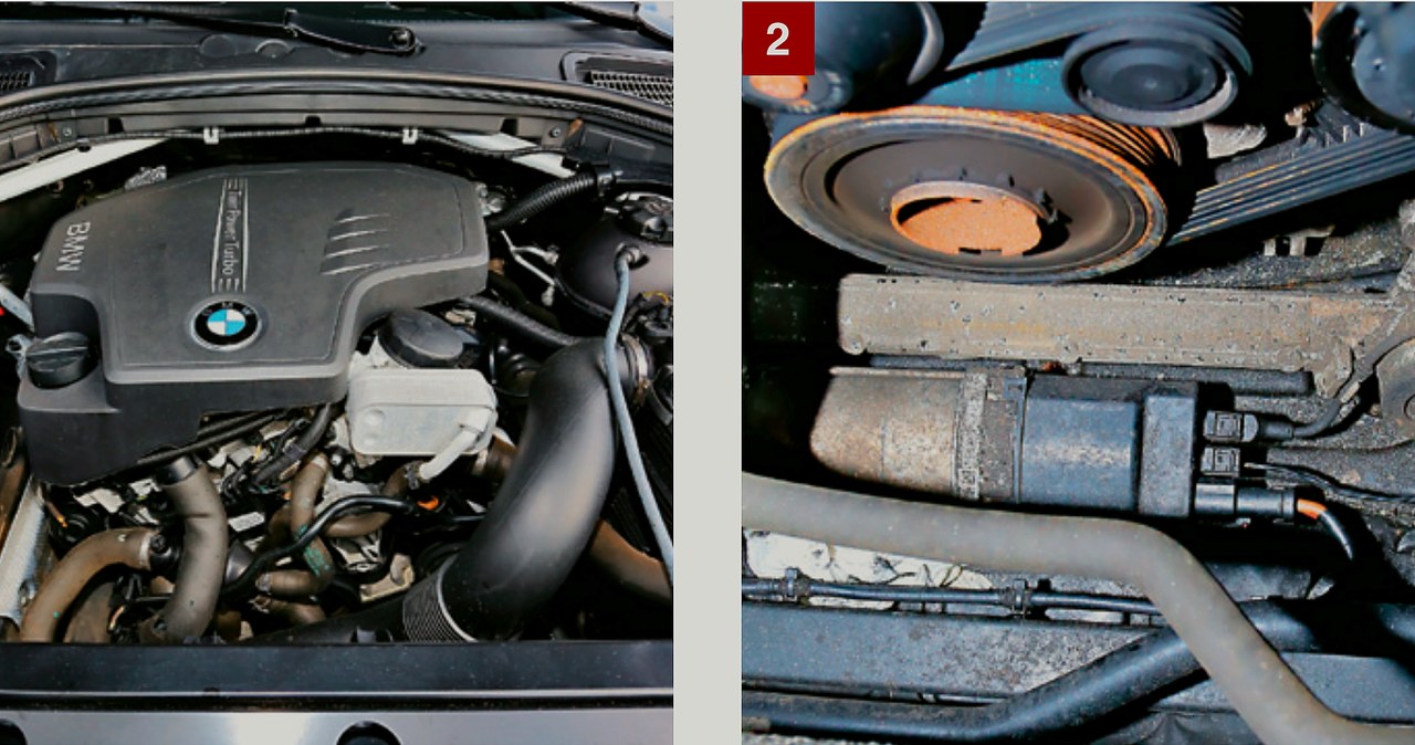 [1] BENZYNOWY SILNIK 2.0 TURBO: uwaga na przypadki "niewydolności" pompy olejowej. Problem dotyczy wersji 245 KM. [2] PRZEKŁADNIA KIEROWNICZA: szczególnie mało trwały element, wiele aut ma już drugą (wymienioną na gwarancji). /Motor
