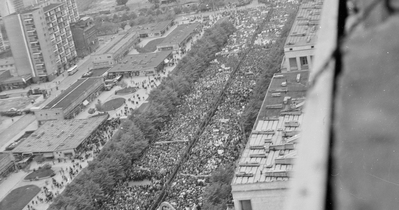 1 maja 1968 r. Warszawa /Z archiwum Narodowego Archiwum Cyfrowego