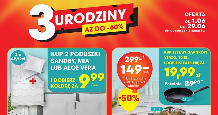 10-elementowy zestaw garnków od Magdy Gessler na promocji w Biedronce! Zaoszczędzisz 150 zł! /Biedronka Home /INTERIA.PL
