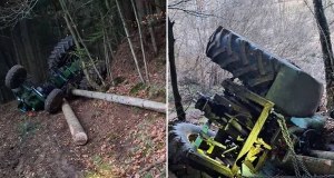 10-latek spadł z ciągnika. Chłopiec zabrany śmigłowcem do szpitala