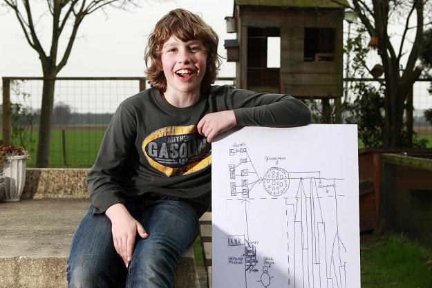 10-letni Jurre Hermans z Holandii wziął udział w eurosceptycznym konkursie /AFP
