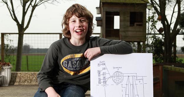 10-letni Jurre Hermans z Holandii wziął udział w eurosceptycznym konkursie /AFP