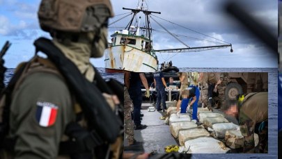 10 ton kokainy wartych pół miliarda euro. Brawurowa akcja na morzu