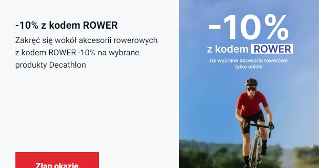 10% zniżki na akcesora rowerowe w sklepie internetowym Decathlon! /Decathlon /INTERIA.PL