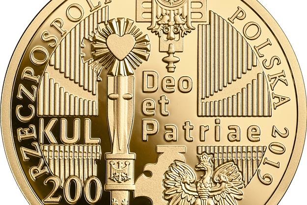 100-lecie Katolickiego Uniwersytetu Lubelskiego, 200 zł, detal awersu /NBP
