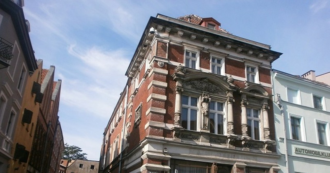 100-letni napis odkryty w Toruniu