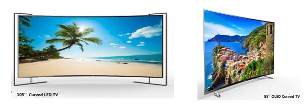 105-calowy telewizor 5K i zakrzywiony OLED - nowości firmy Haier /materiały prasowe