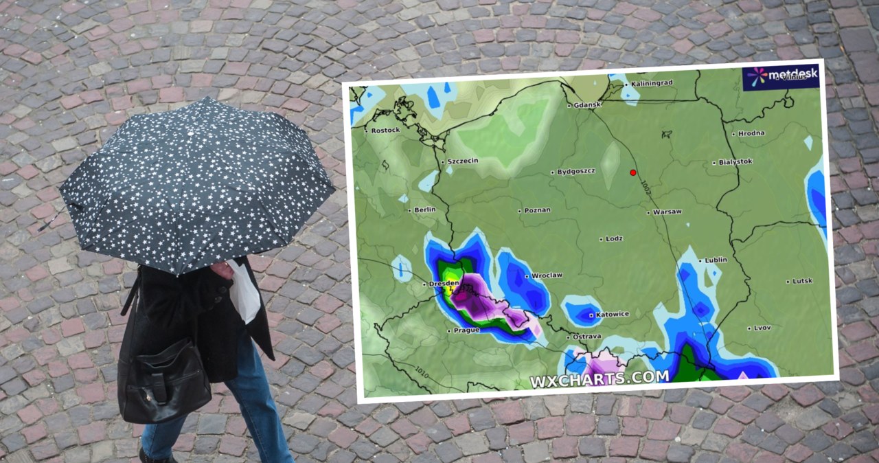 11 listopada będzie deszczowy, ale przeważnie bezwietrzny. W niedzielę będzie nieco chłodniej - wynika z prognoz IMGW /neydt/123rf/WXCHARTS /