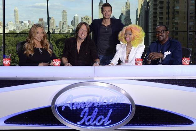 12. edycja amerykańskiego "Idola" - jury i prowadzący (fot. AP/FOTOLINK) /East News