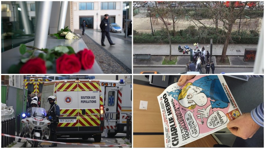 12 osób zginęło w ataku na francuski tygodnik /Facebook /PAP/EPA