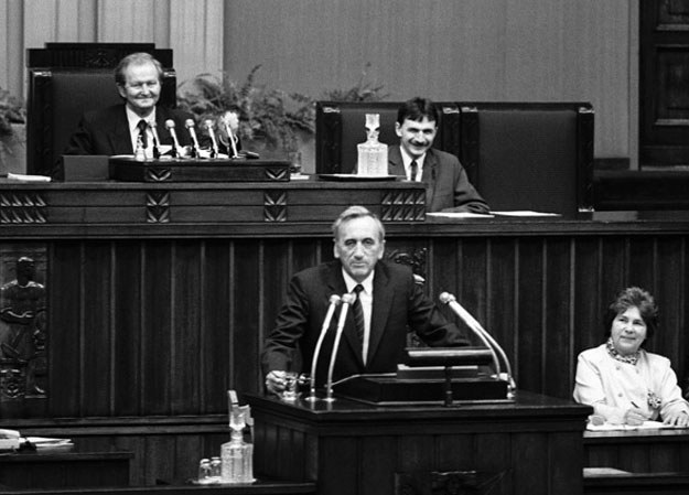 12 września 1989 roku Sejm powołał rząd Tadeusza Mazowieckiego fot. Krzysztof Wójcik /Agencja FORUM