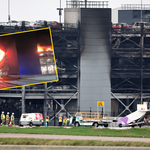 1200 aut spłonęło na parkingu na lotnisku Luton. Łuna ognia