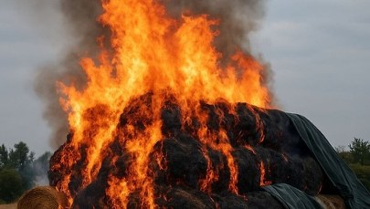 13-latek spowodował straty na 125 tys. zł. Ogień wymknął się spod kontroli