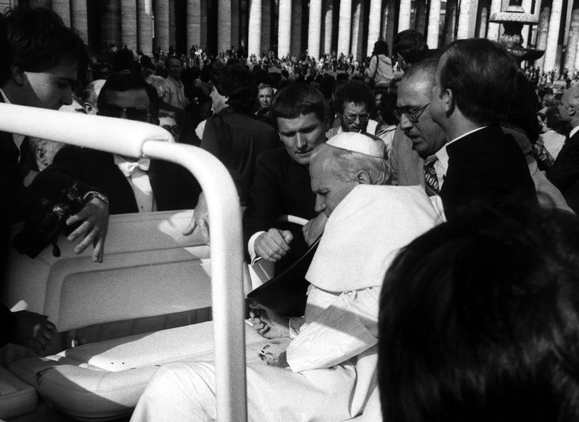 13 maja 1981 roku, zamach na papieża Jana Pawała II /Agencja FORUM