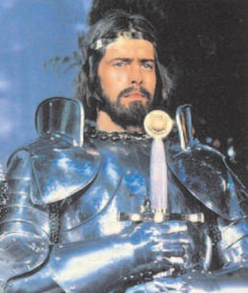 14 Król Artur (Nigel Terry) w filmie Excalibur w reż. 14 Król Artur (Nigel Terry) w filmie Excalibur w reż. /Encyklopedia Internautica