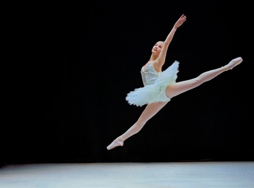14-letnia Alicia Vikander jako tancerka Royal Swedish Ballet School /Ingmar Jerneberg / TT newsagency /Agencja FORUM