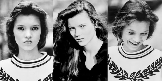 14-letnia Kate Moss w obiektywie Davida Rossa - fot. bloomsburyauctions.com /