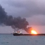 14 ofiar pożaru statków w Cieśninie Kerczeńskiej