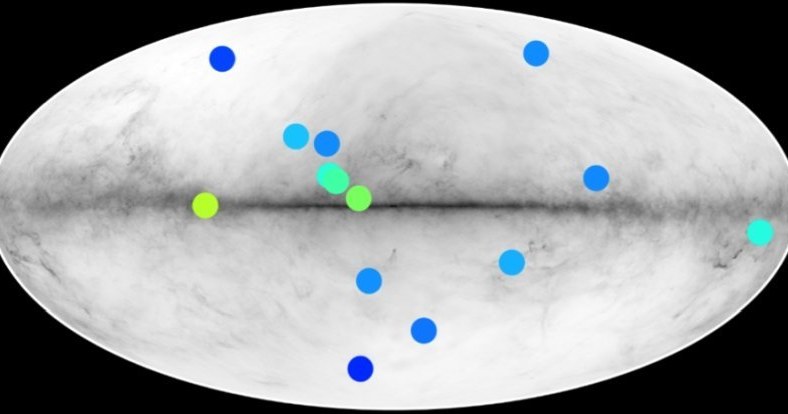 14 źródeł promieniowania gamma - 14 potencjalnych antygwiazd /materiały prasowe