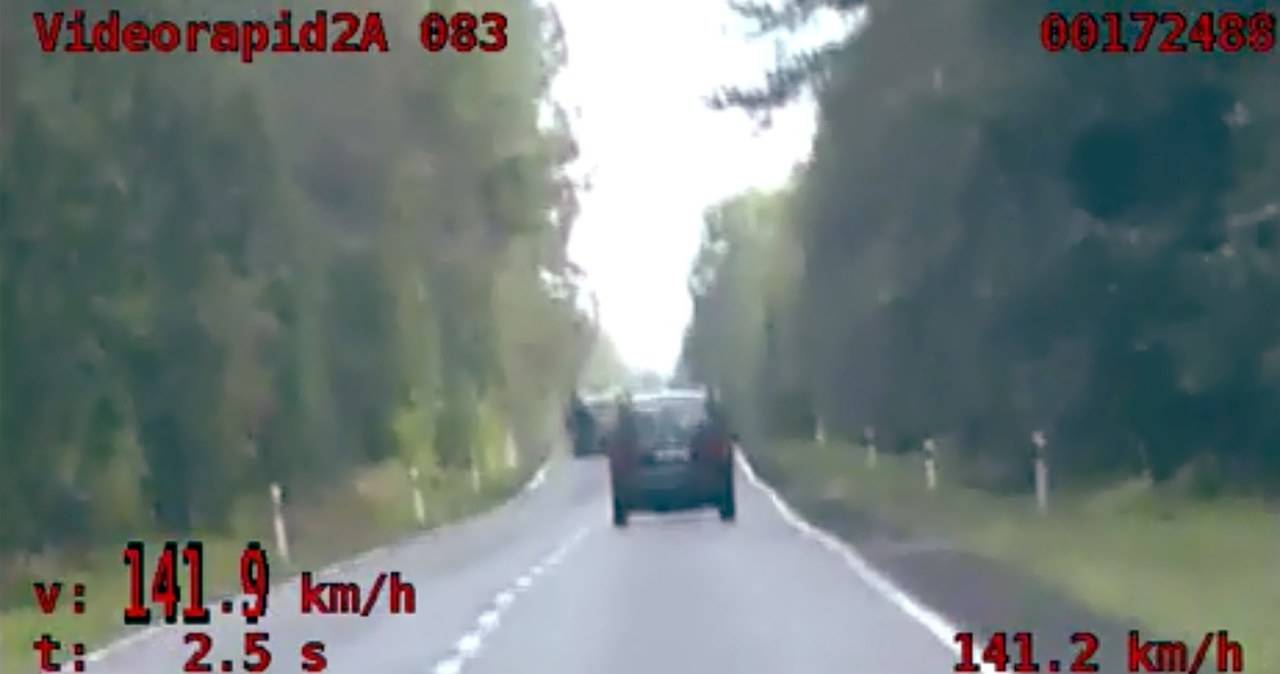 140 km/h z 2 promilami alkoholu. "Niezły" wyczyn /Informacja prasowa