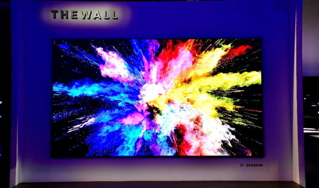 146-calowy telewizor "The Wall". /Samsung /materiały promocyjne
