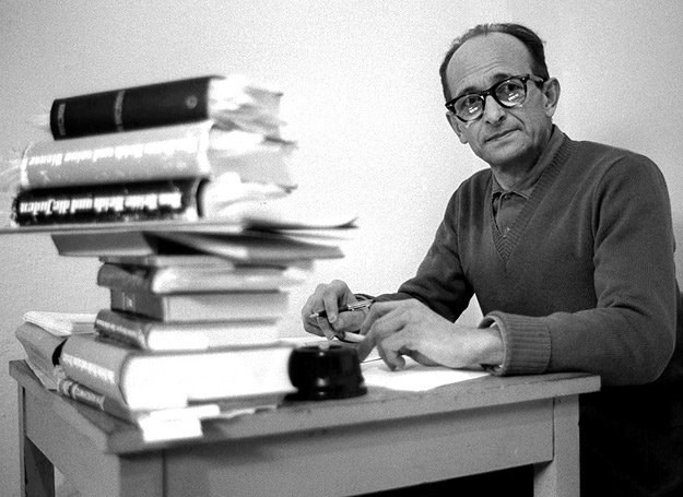 15.04.1961 r.: Adolf Eichmann w celi izraelskiego więzienia w Ramle /AFP
