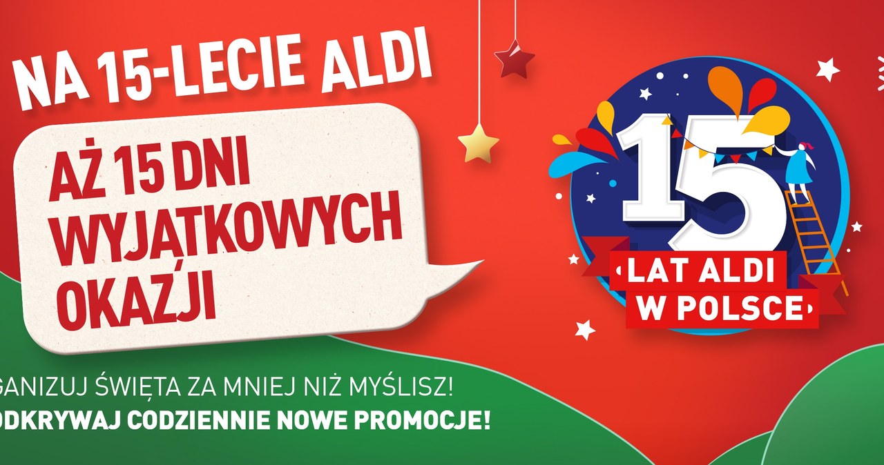 15 dni wyjątkowych okazji w Aldi! /Biuro prasowe Aldi /INTERIA.PL