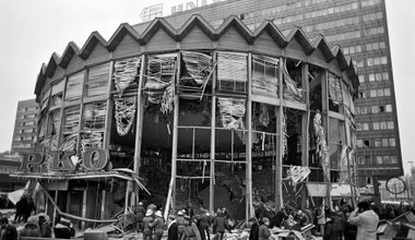 15 lutego1979 r. Wybuch gazu w centrum Warszawy – rotunda PKO w ruinie