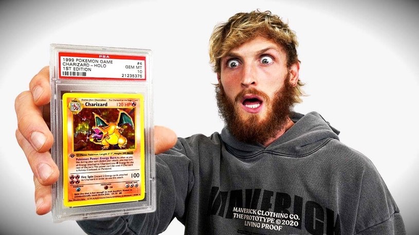 150 tys. dolarów za kartę z pokemonem / źródło: Logan Paul YouTube /materiały źródłowe