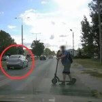 1500 zł mandatu i 15 pkt karnych dla kierowcy volkswagena. Wszystko się nagrało