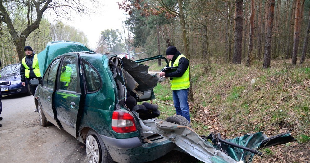 16-letni wówczas kierowca, pod wpływem alkoholu, uderzył w drzewo. Zginęło 7 młodych ludzi /Łukasz Piecyk /Agencja SE/East News