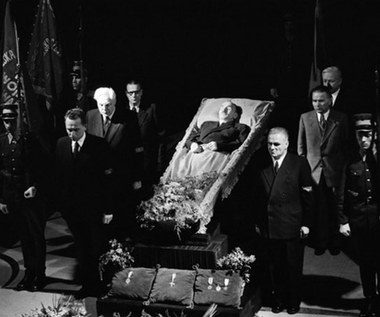 16 marca 1956 r. Pogrzeb Bolesława Bieruta