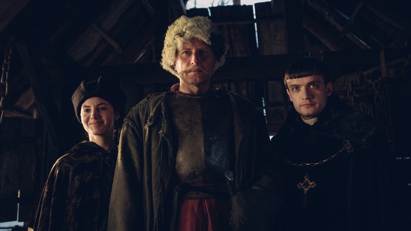 "1670": Aniela (Martyna Byczkowska), Bogdan (Dobromir Dymecki), Jakub (Michał Sikorski) /Robert Pałka /Netflix