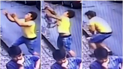 17-latek bohaterem internetu. Złapał dziecko spadające z okna