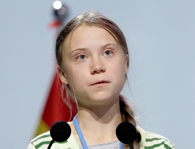 17-letnia szwedzka ekolożka Greta Thunberg przemawia podczas COP25 - szczytu klimatycznego ONZ w Madrycie, 11 grudnia 2019 / 	J.J. Guillen /PAP/EPA