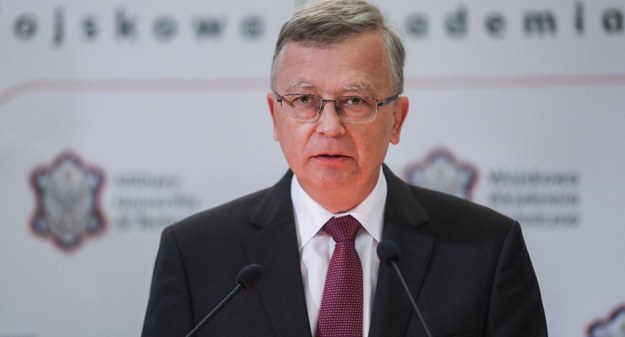 17. Wiceminister obrony narodowej Wojciech Fałkowski podczas inauguracji roku akademickiego w Wojskowej Akademii Technicznej w Warszawie /Rafał Guz /PAP